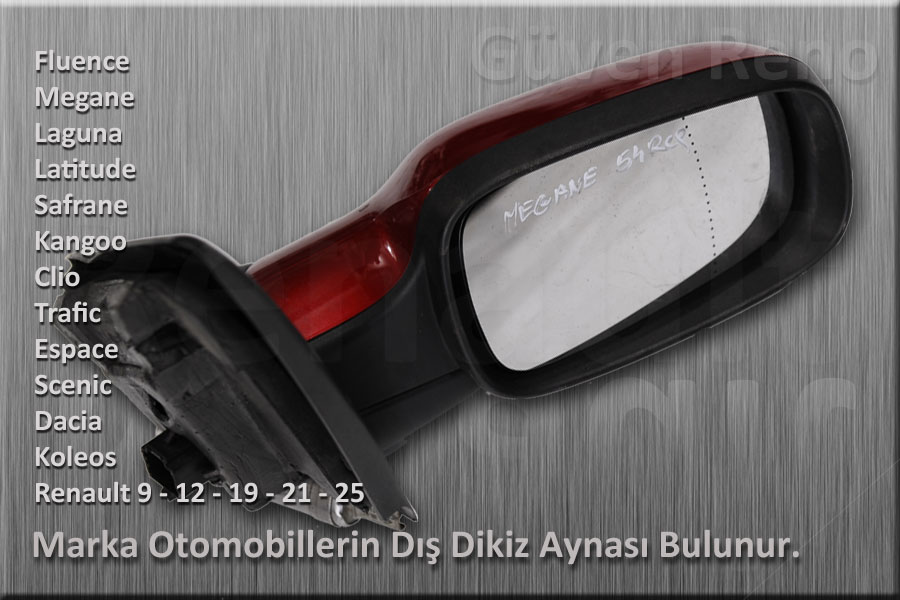 RENAULT  KOLEOS ÇIKMA YEDEK PARÇA DİKİZ AYNASI_B05